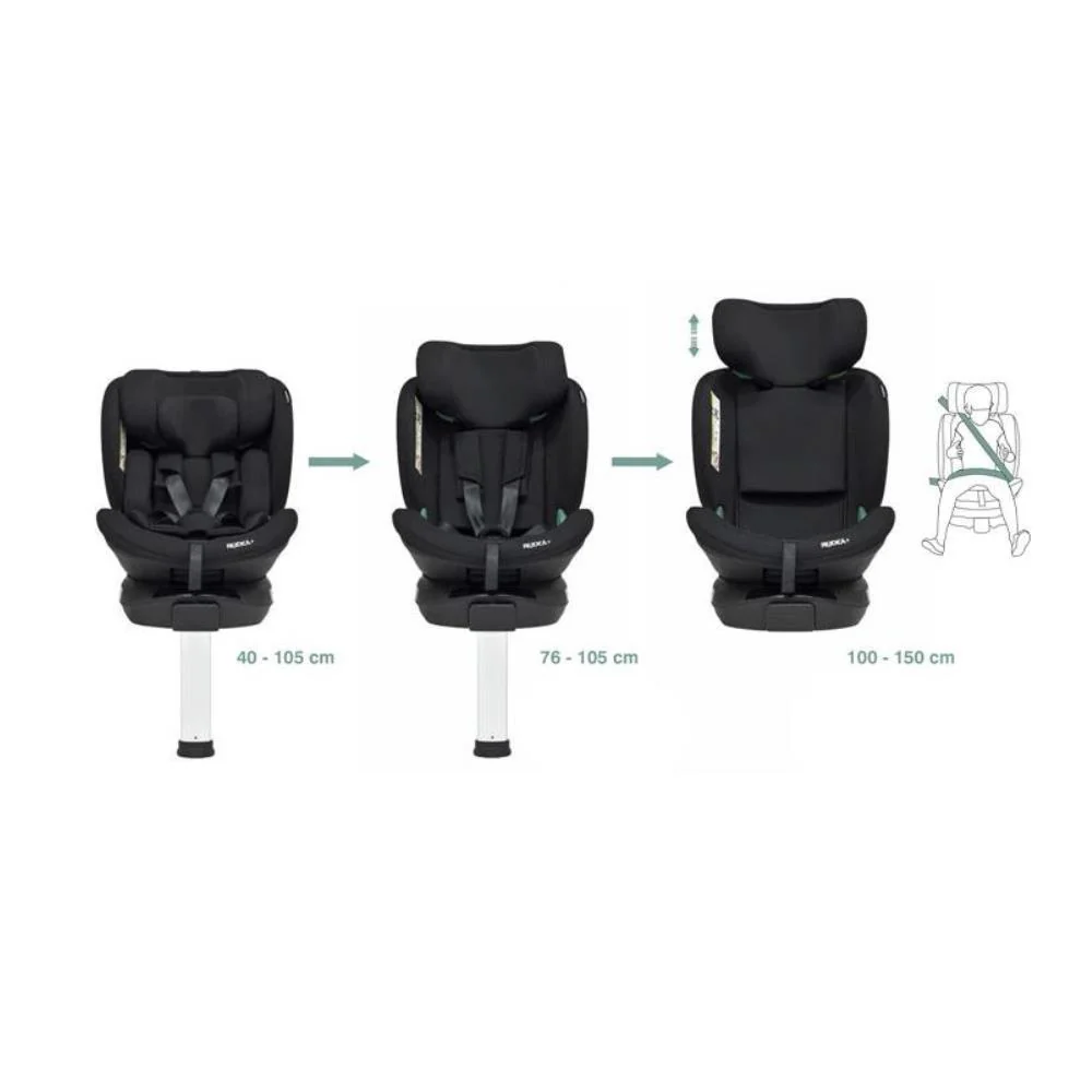Rodeá+ 360º i-Size Preto/Cinza 40-150cm - Image 10