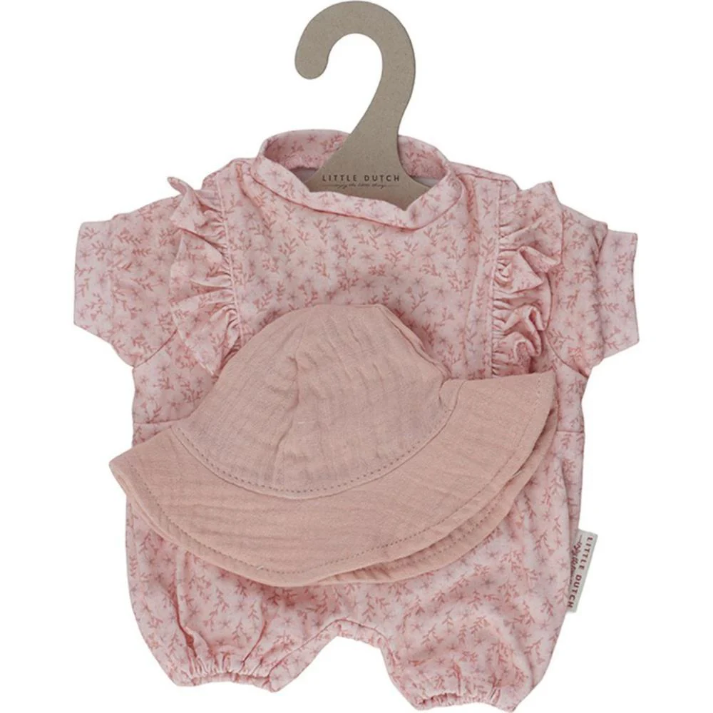 Roupa Little Dutch para Boneca Pink Floral 36 cm