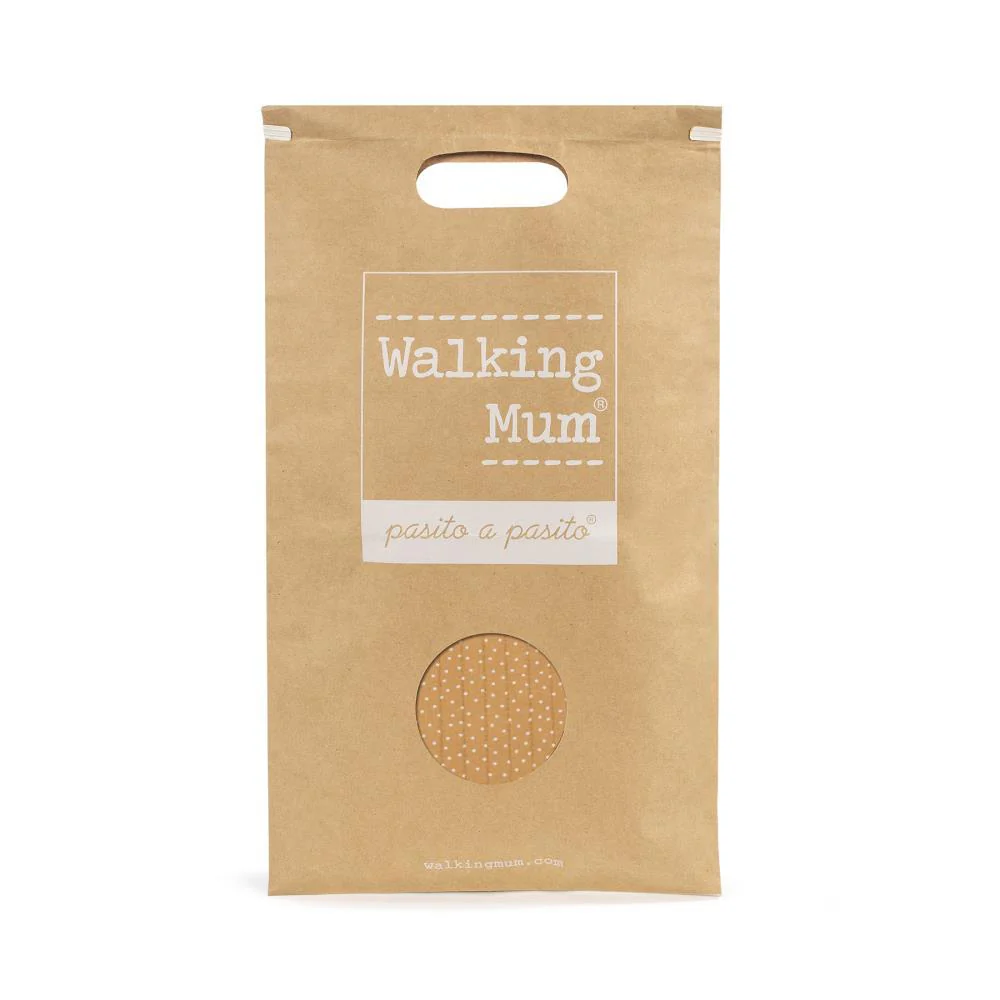 Manta Baby Nest Walking Mum Polka Dot Poppy Cinnamon - Image 7