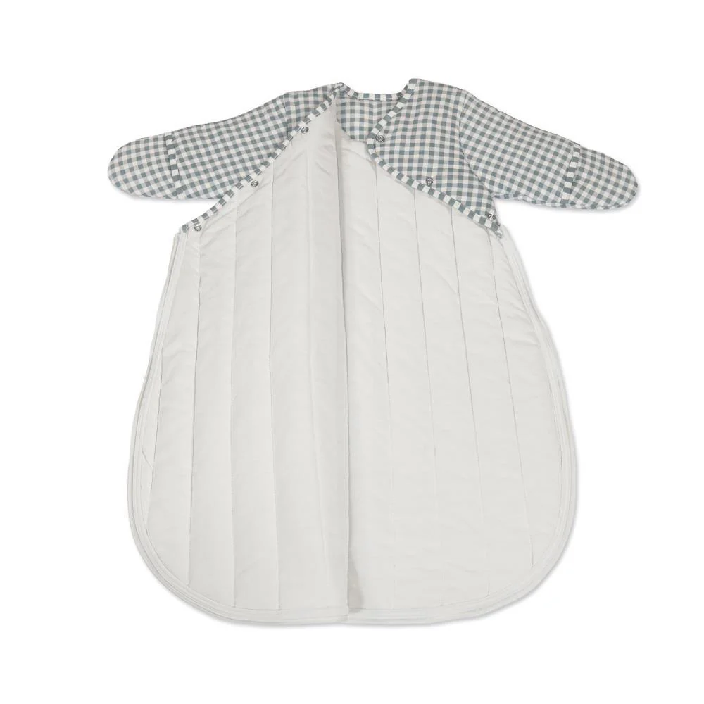 Saco de Dormir com Mangas Walking Mum Praliné Vichy Matcha 1-4m Tog 2.5 - Image 3