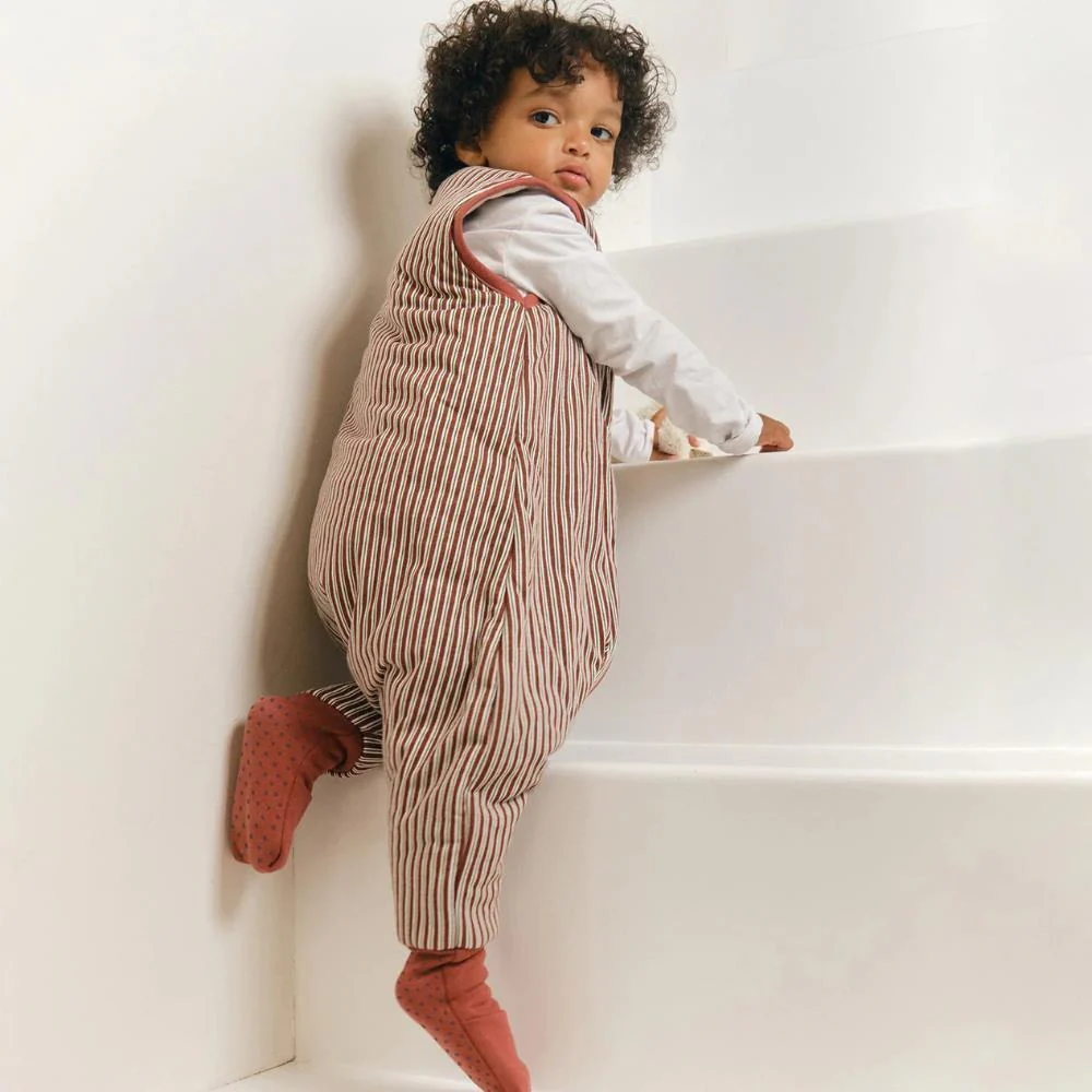 Saco de Dormir/Pijama com Meias Molis&Co Burgundy Stripes 1A Tog 2.5 - Image 6