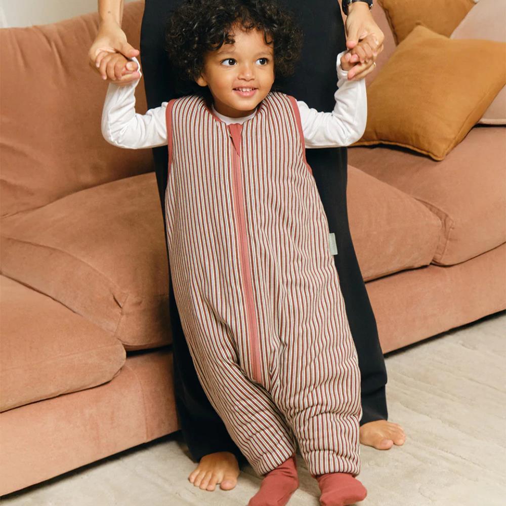 Saco de Dormir/Pijama com Meias Molis&Co Burgundy Stripes 2A Tog 2.5 - Image 5