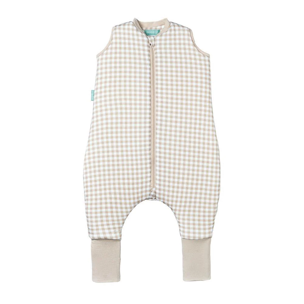 Saco de Dormir/Pijama com Meias Molis&Co Vichy Beige 2A Tog 2.5