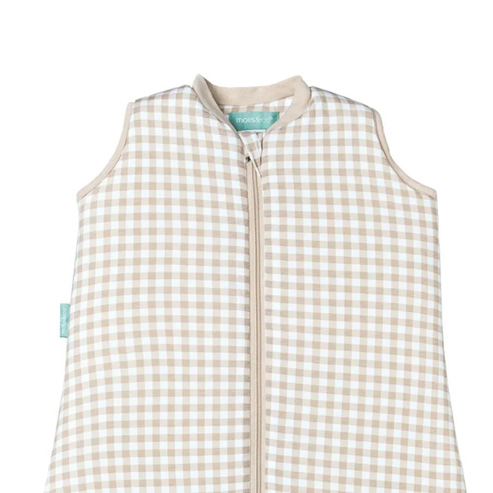 Saco de Dormir/Pijama com Meias Molis&Co Vichy Beige 3-6m Tog 2.5 - Image 2