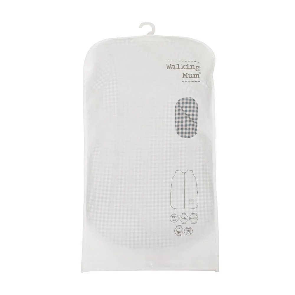 Saco de Dormir Walking Mum Praliné Vichy Matcha 1-4m Tog 0.5 - Image 5