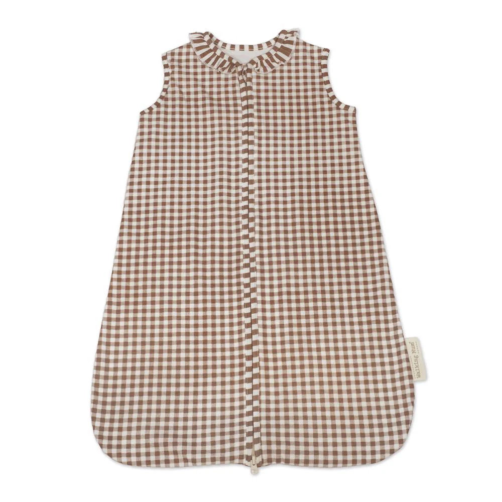 Saco de Dormir Walking Mum Praliné Vichy Moka 1-4m Tog 0.5
