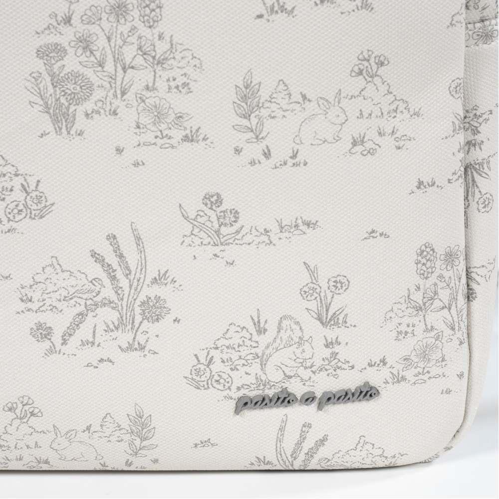 Saco com Muda Fraldas Pasito a Pasito Toile Jouy Cream - Image 7