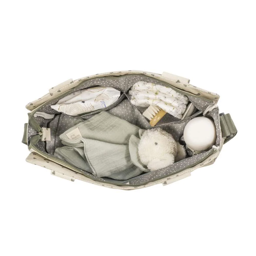 Saco com Muda Fraldas Walking Mum Hearts Poppy Moss - Image 10