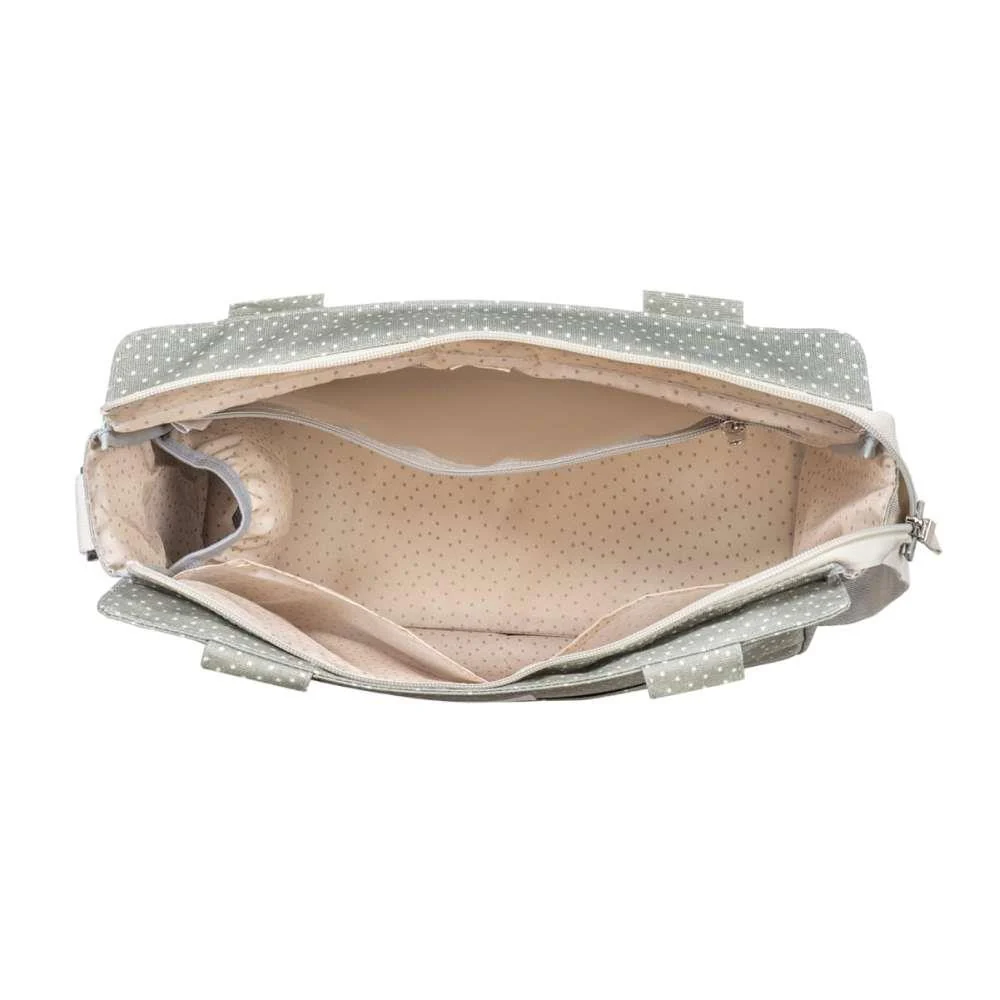 Saco com Muda Fraldas Walking Mum Polka Dot Poppy Moss - Image 6