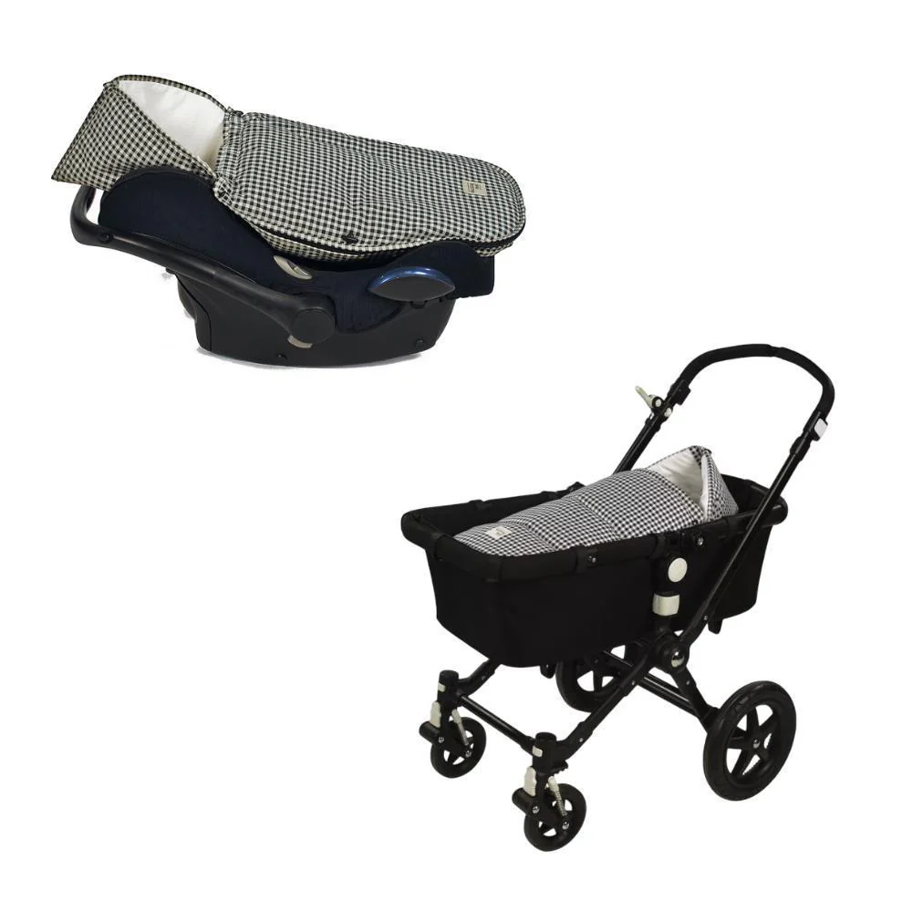 Saco Térmico Respirável 2em1 Walking Mum I Love Vichy Preto - Image 3