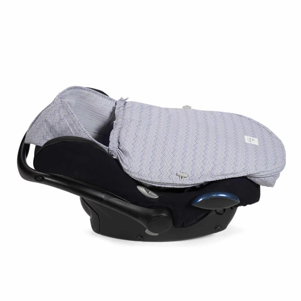 Saco Térmico Respirável Walking Mum Zigzag para Cadeira Auto do Grupo 0 e Alcofa - Image 6