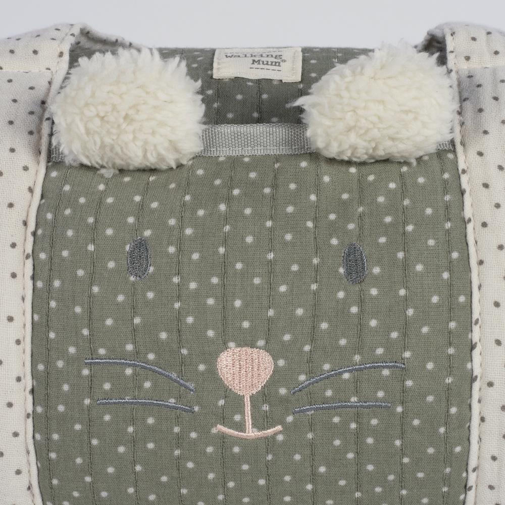 Saco Walking Mum Weekend Mouse Poppy Moss - Image 7