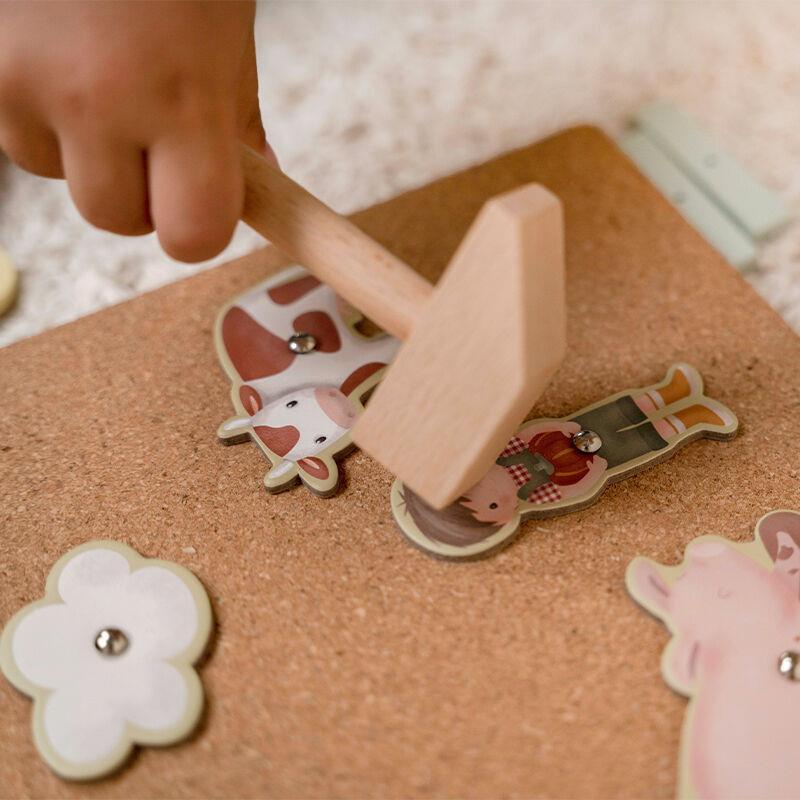 Set para Martelar Formas em Madeira Little Dutch Little Farm - Image 5