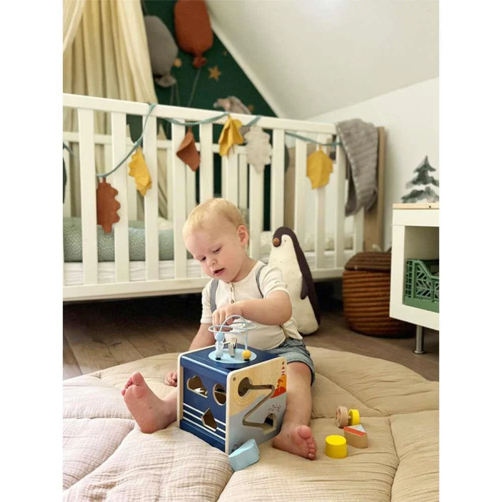 Cubo de Atividades Motor em Madeira Small Foot Big Ocean - Image 7