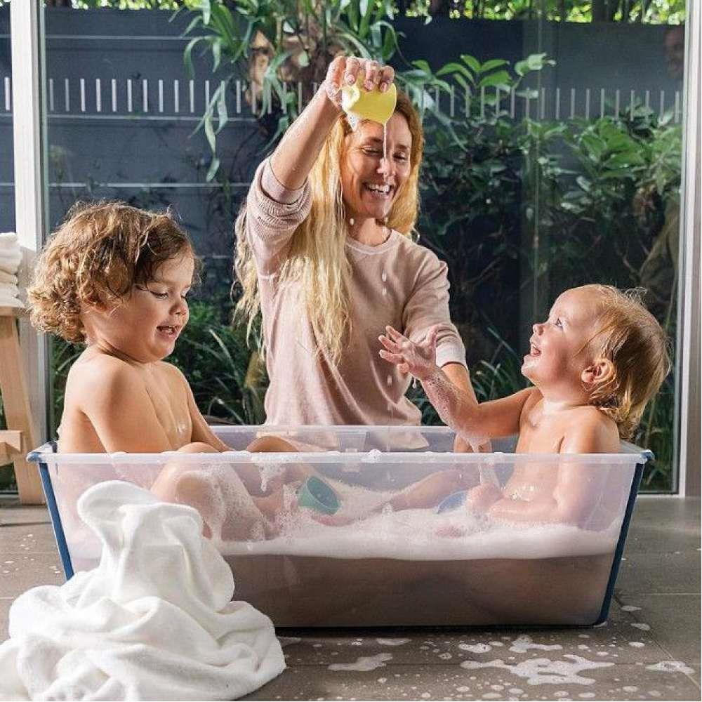 Banheira Dobrável Flexi Bath XL Transparent Green - Image 4
