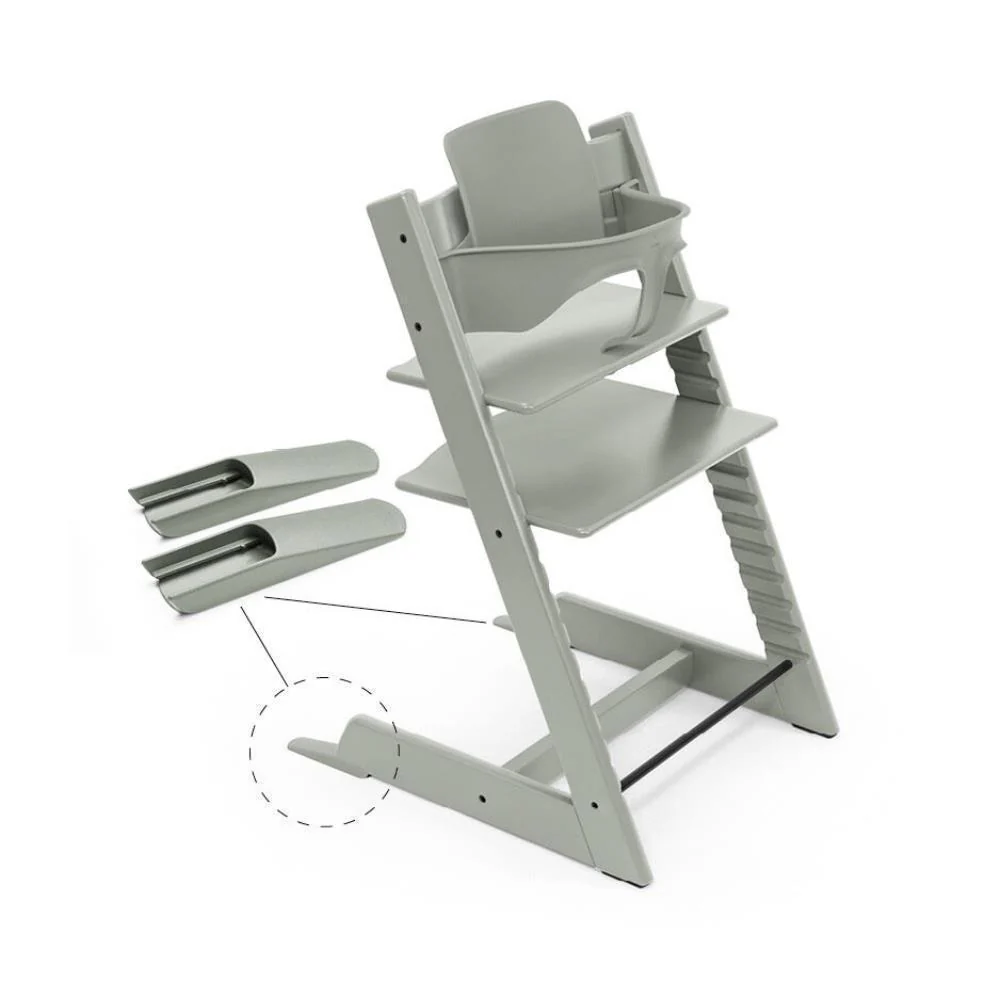 Stokke Bundle Cadeira da Papa TrippTrapp + Baby Set² Glacier Green + Tabuleiro White - Image 5
