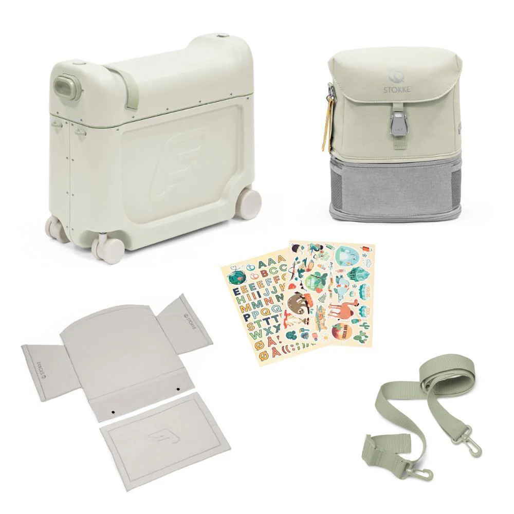 Stokke JetKids Travel Bundle (BedBox + BackPack) Sea Green - Image 2