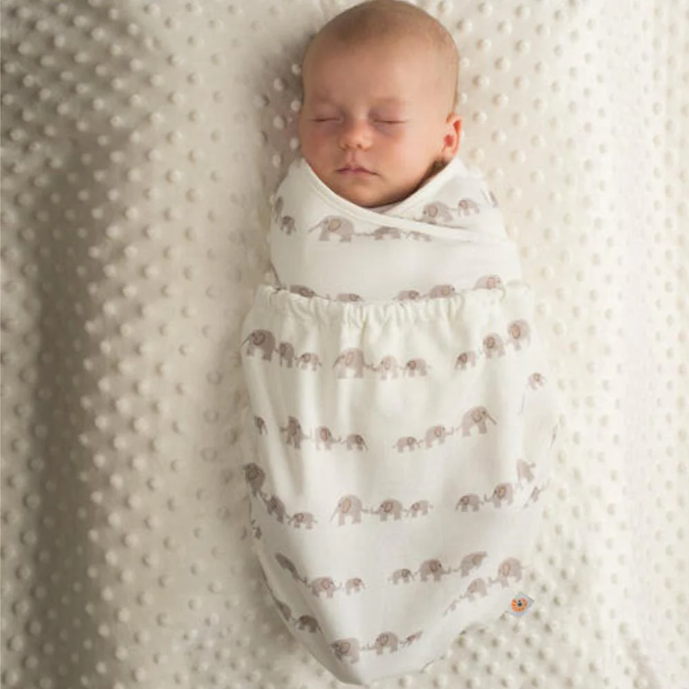 Swaddle Ergobaby Elephants 0-3m Tog 0.5 - Image 2