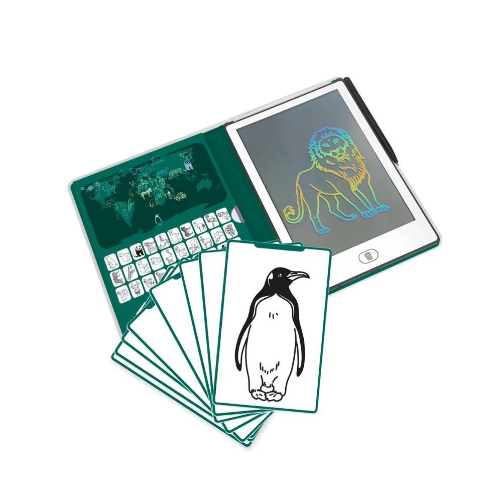 Tablet de Desenho a Cores LCD com Capa Kidydraw Animais Selvagens - Image 3