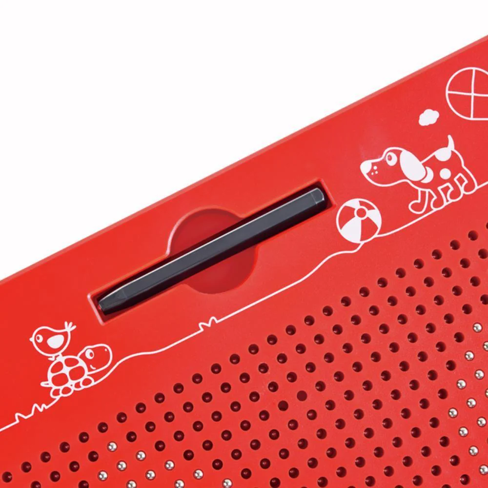 Tabuleiro de Desenho Magnético XL Vermelho e Caneta - Image 2