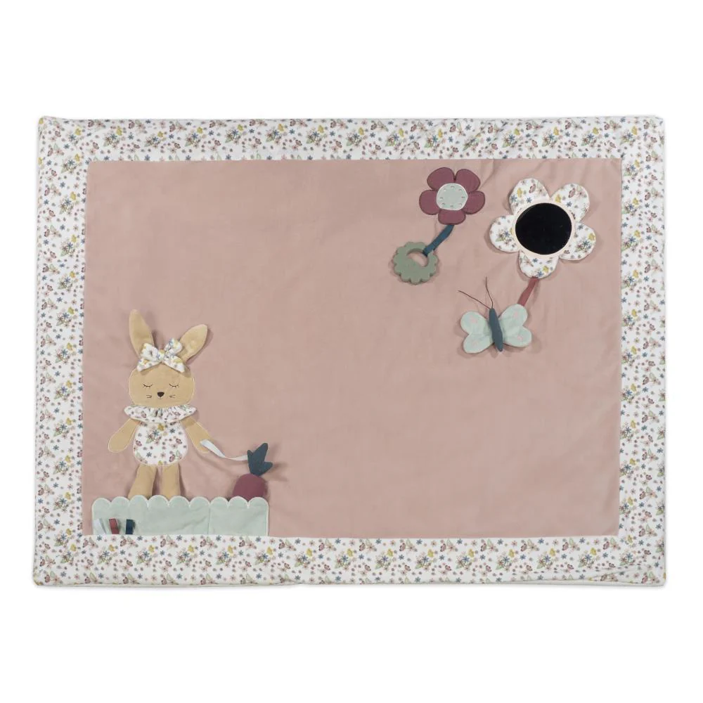Tapete de Atividades Pasito a Pasito Rabbit Garden 100x80cm