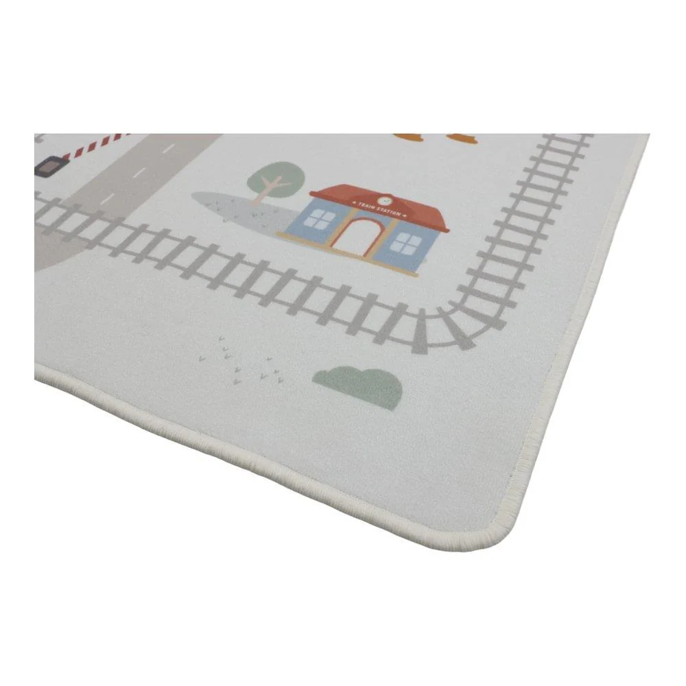 Tapete Pista para Carros Little Dutch Beige 100 x 140cm - Image 3
