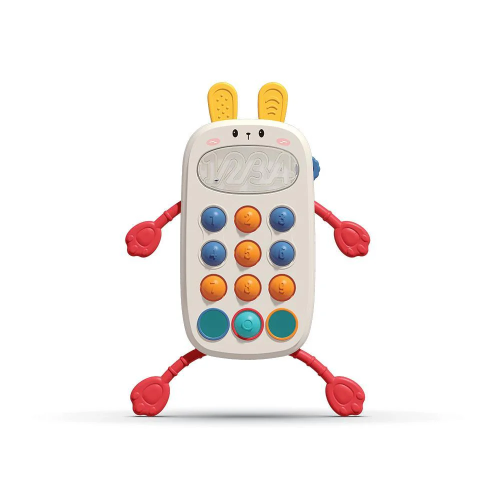 Telemóvel Coelho Interativo Sensorial 8em1 Giros