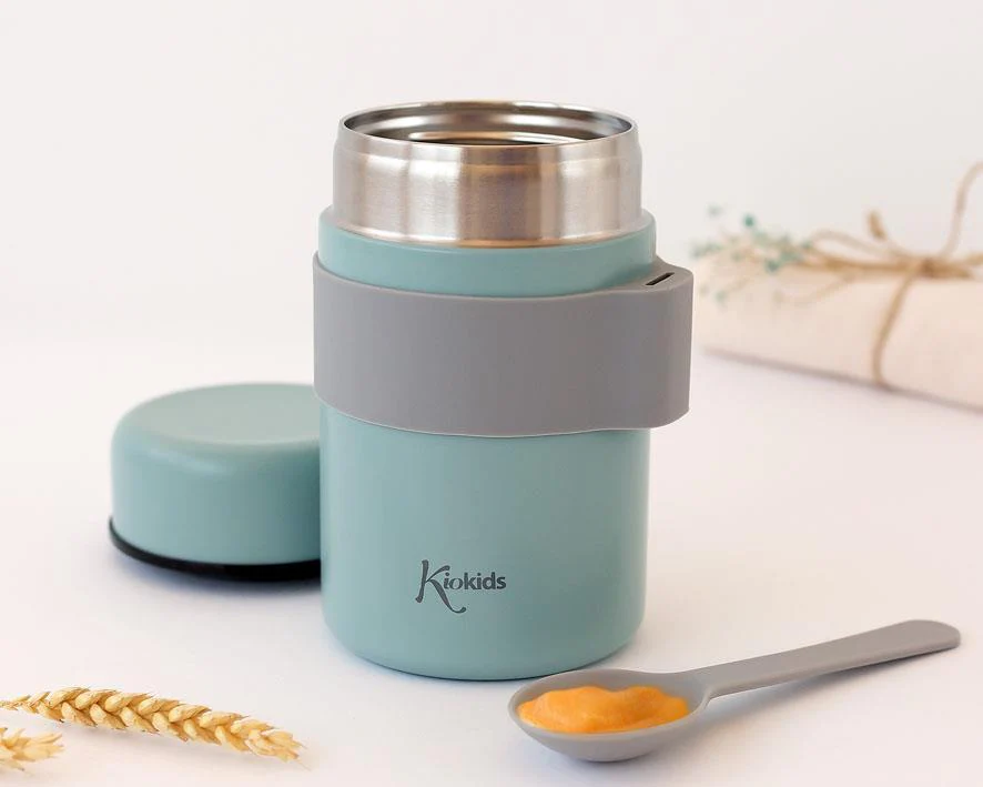 Termo para Sólidos de Inox com Colher Kiokids Sage - Image 3