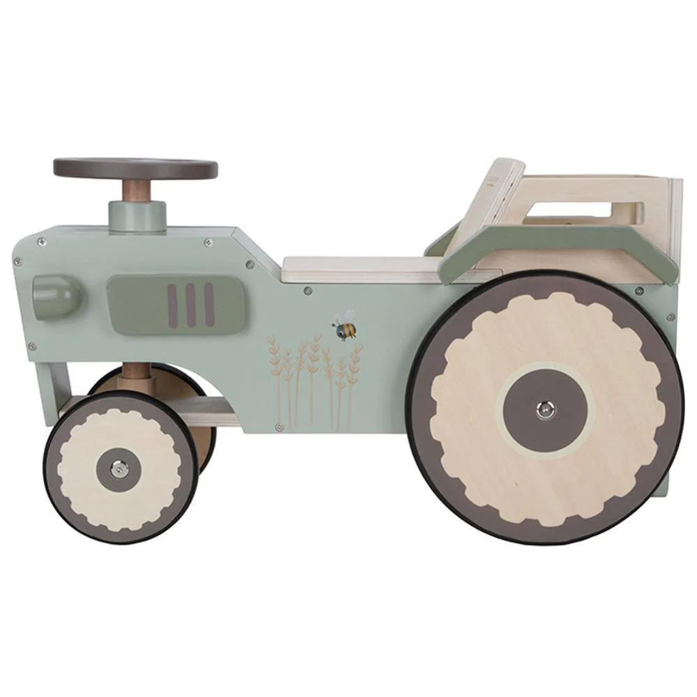 Trator Ride On Little Dutch Little Farm em Madeira - Image 2