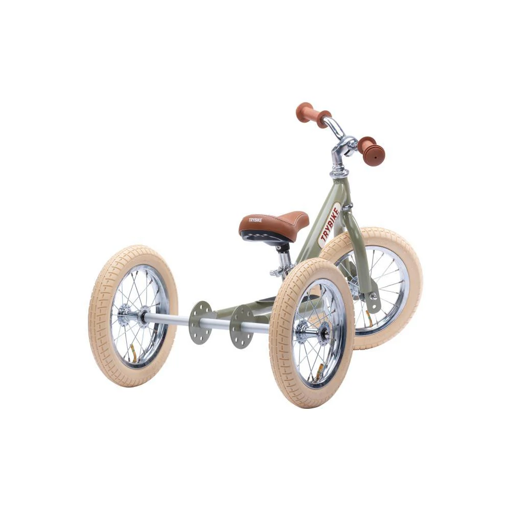 Triciclo 2 em 1 Vintage Gloss Green - Image 7