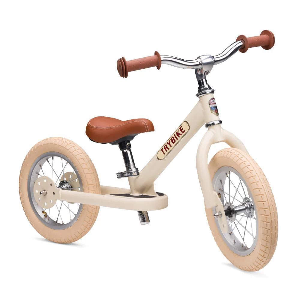 Triciclo 2 em 1 Vintage Matt Cream - Image 2