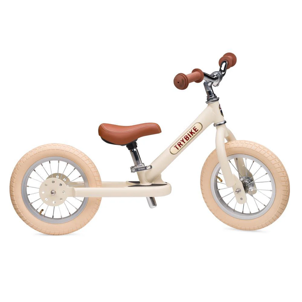 Triciclo 2 em 1 Vintage Matt Cream - Image 3