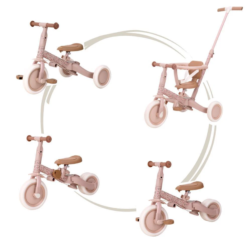 Triciclo Evolutivo 4 em 1 Little Dutch Fairy Floral - Image 2