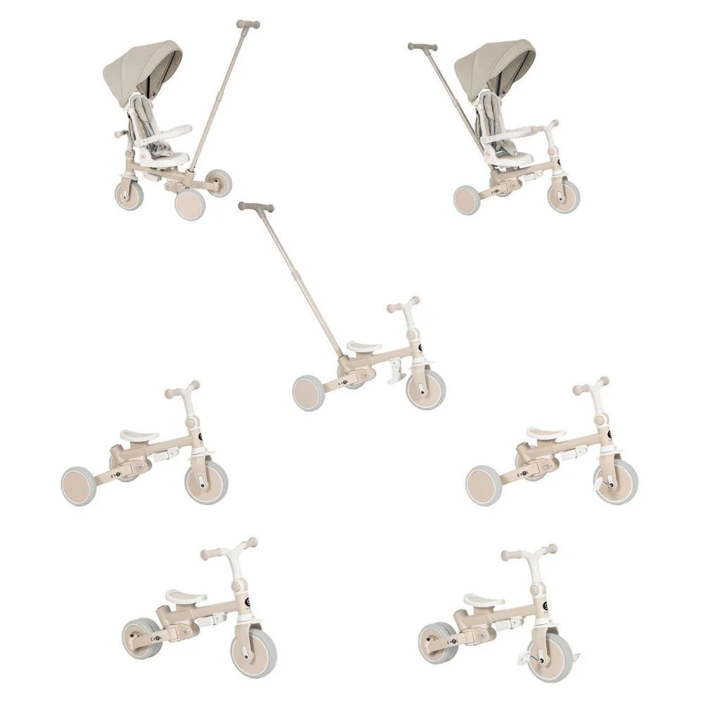 Triciclo Multifuncional com Capota Olmitos Evol Beige - Image 2