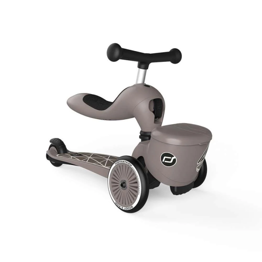 Trotinete 2em1 Scoot & Ride Highwaykick 1 Lifestyle Brown Lines - Image 2