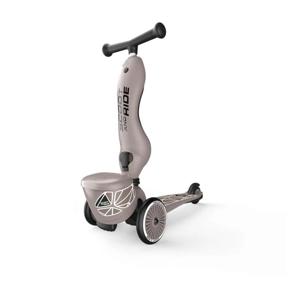 Trotinete 2em1 Scoot & Ride Highwaykick 1 Lifestyle Brown Lines - Image 5
