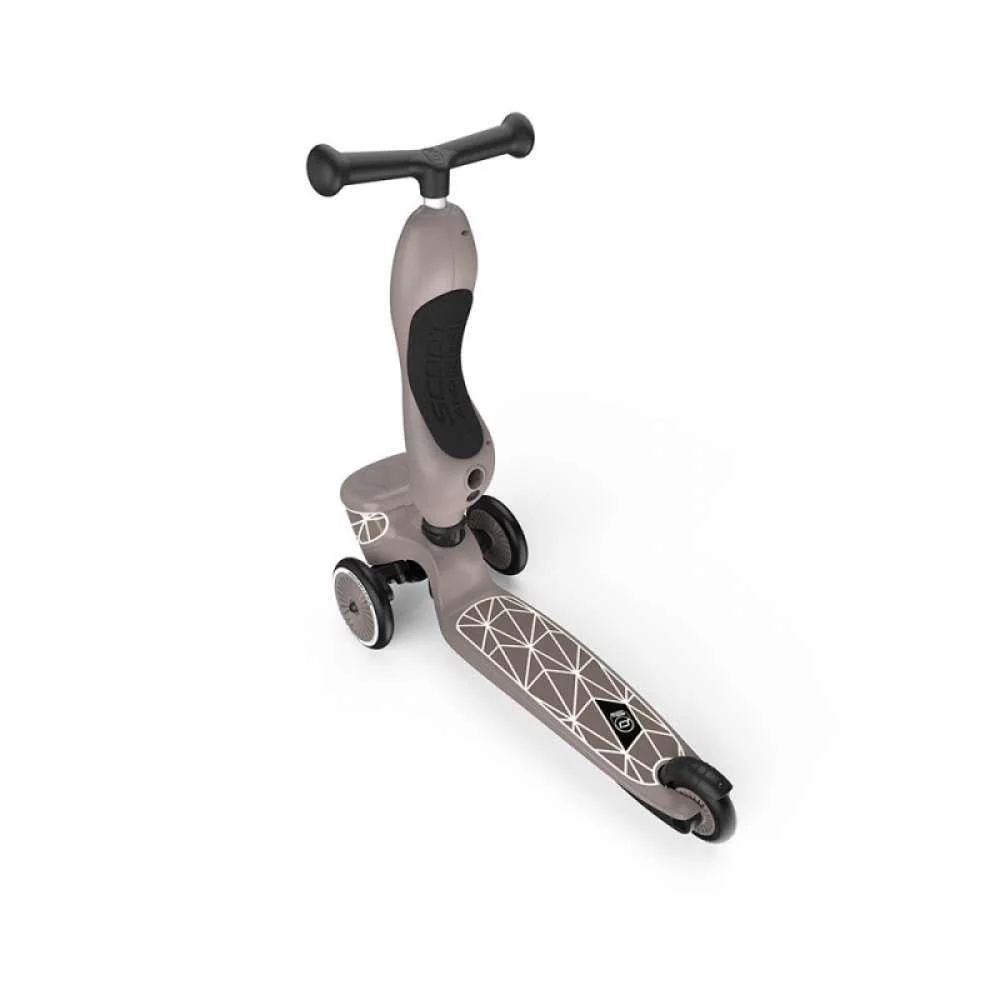 Trotinete 2em1 Scoot & Ride Highwaykick 1 Lifestyle Brown Lines - Image 6