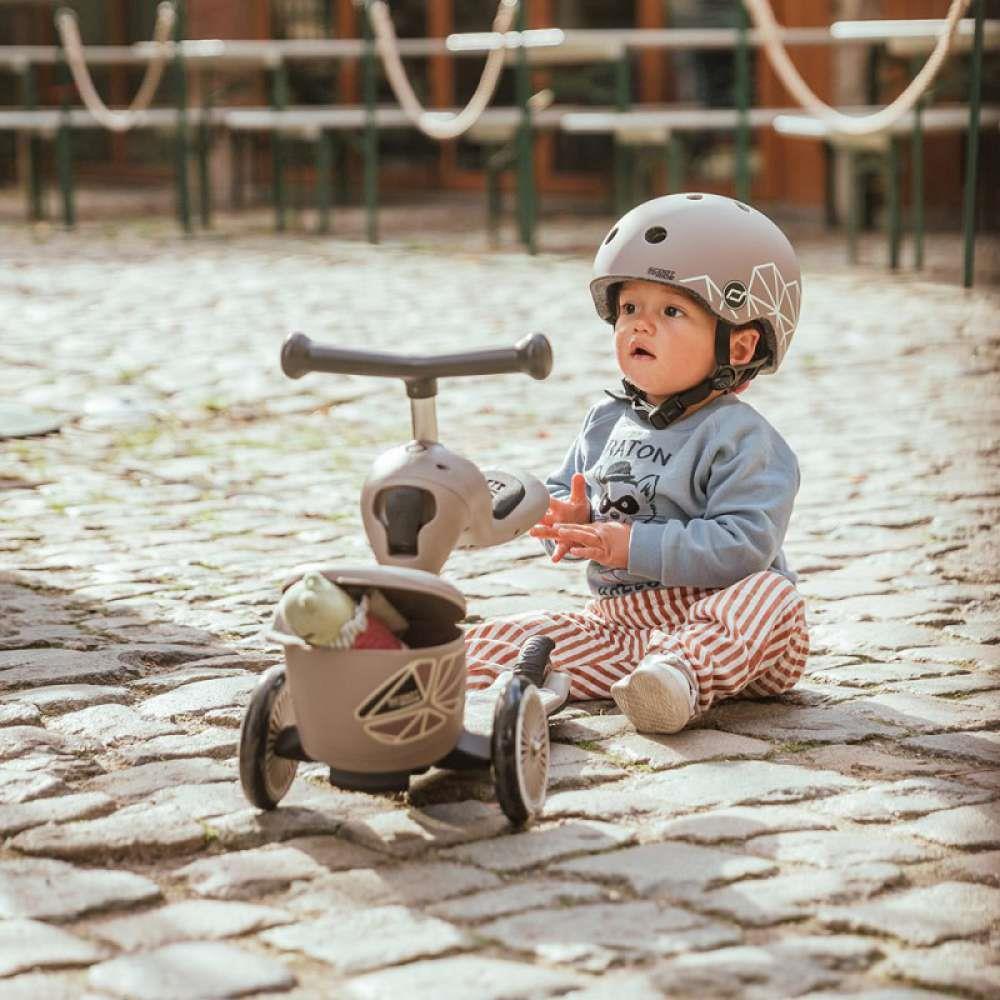 Trotinete 2em1 Scoot & Ride Highwaykick 1 Lifestyle Brown Lines - Image 8