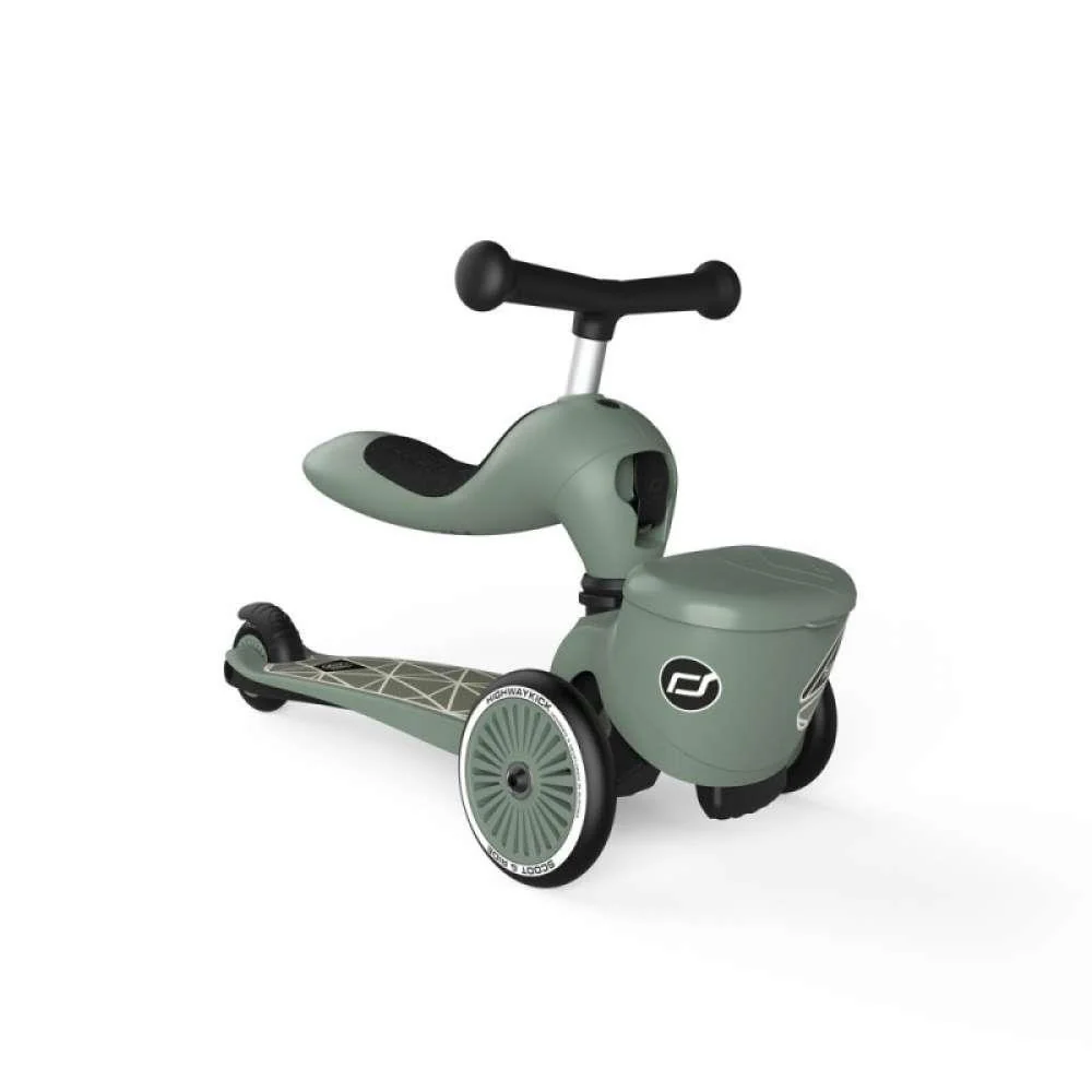 Trotinete 2em1 Scoot & Ride Highwaykick 1 Lifestyle Green Lines - Image 2