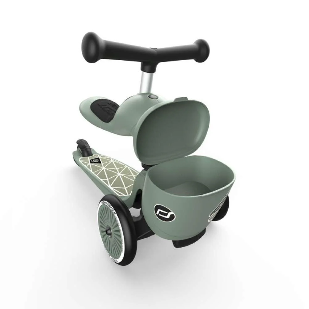 Trotinete 2em1 Scoot & Ride Highwaykick 1 Lifestyle Green Lines - Image 3