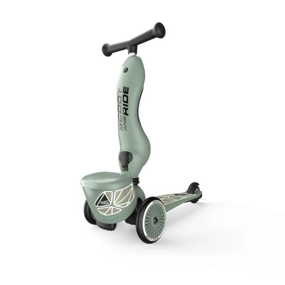 Trotinete 2em1 Scoot & Ride Highwaykick 1 Lifestyle Green Lines - Image 5