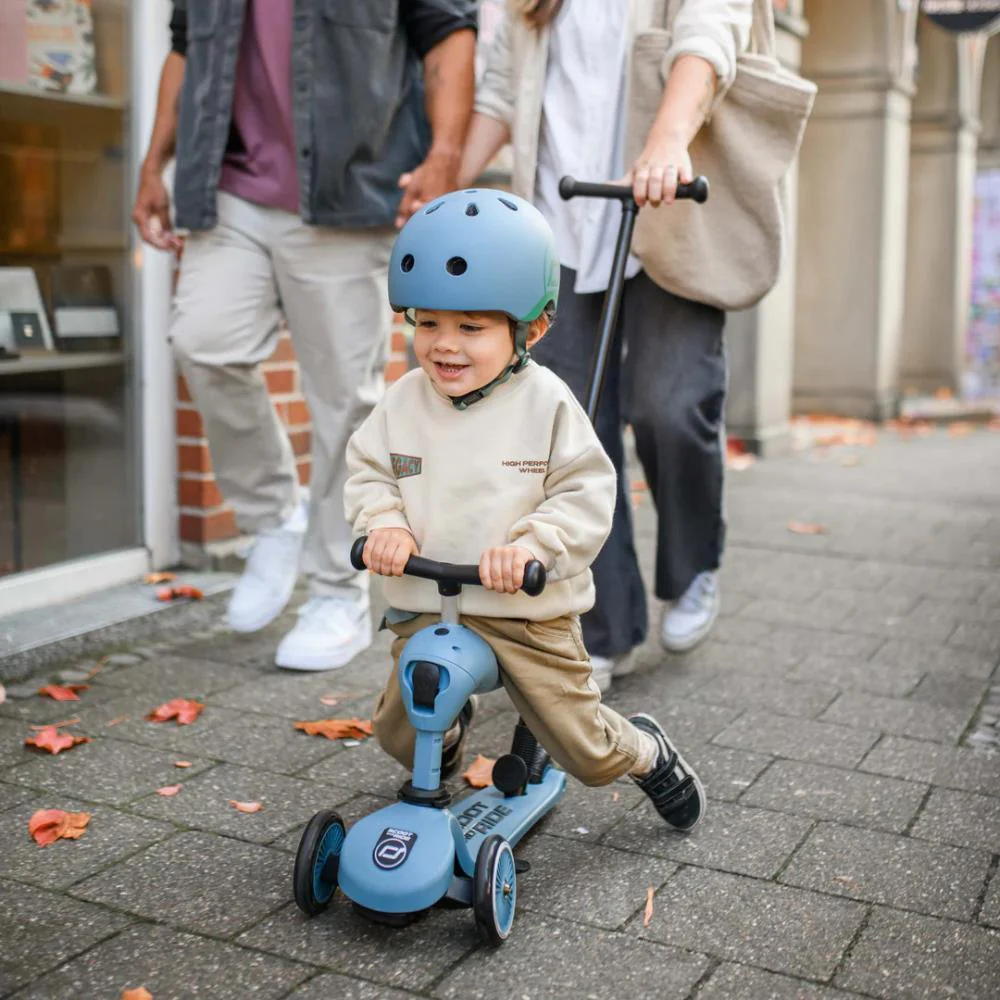 Trotinete 2em1 Scoot & Ride Highwaykick 1 Push and Go Steel - Image 6