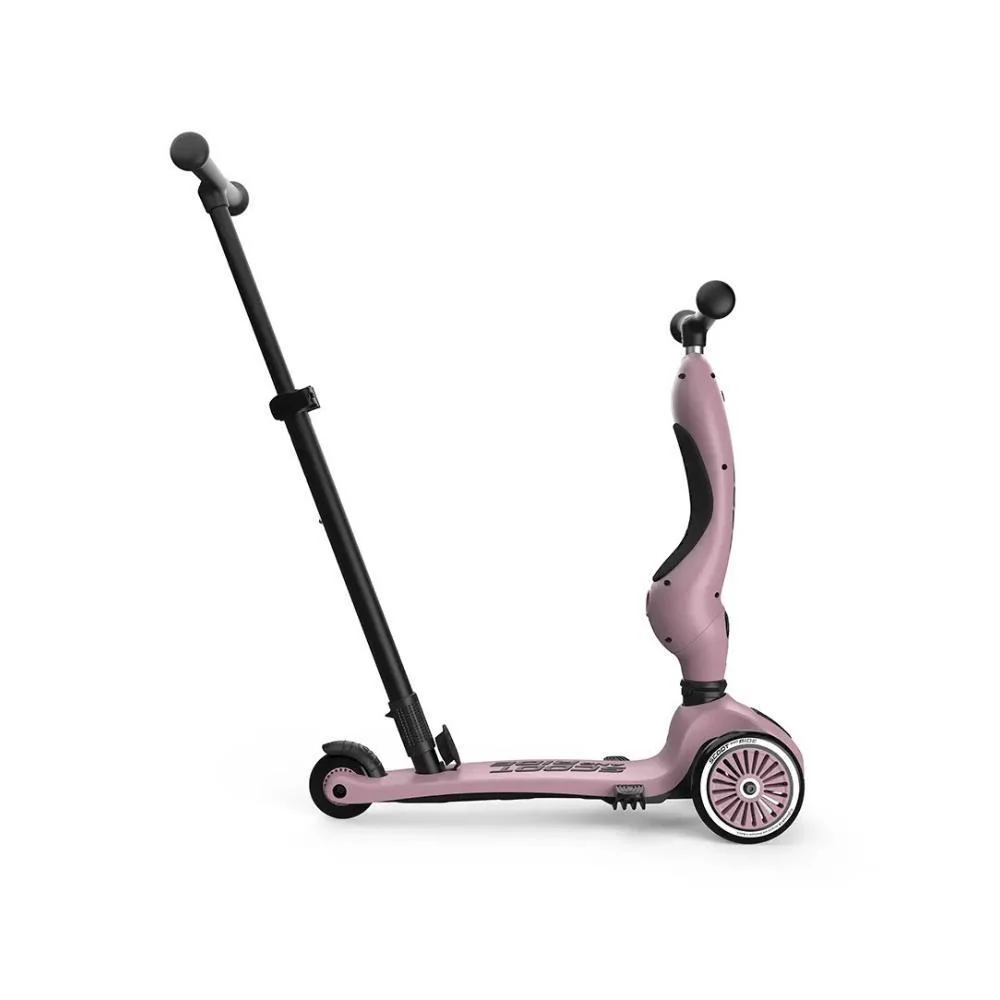 Trotinete 2em1 Scoot & Ride Highwaykick 1 Push and Go Wildberry - Image 6