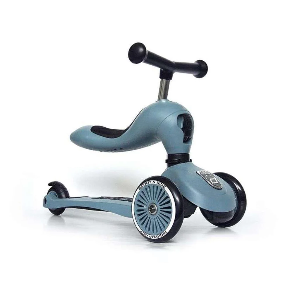 Trotinete 2em1 Scoot & Ride Highwaykick 1 Steel - Image 2