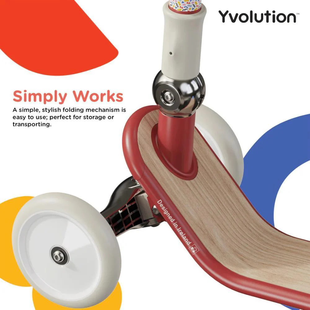 Trotinete Yvolution Classic Red - Image 4