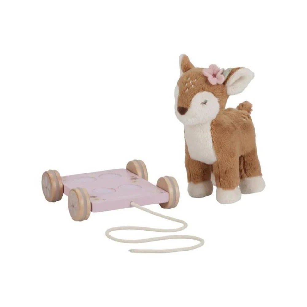 Veado de Peluche com Base em Madeira para Puxar Little Dutch Fairy Garden - Image 3