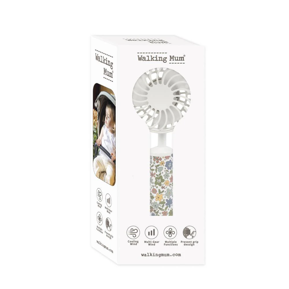 Ventoinha Portátil para Carrinho Walking Mum Summer Flowers - Image 7