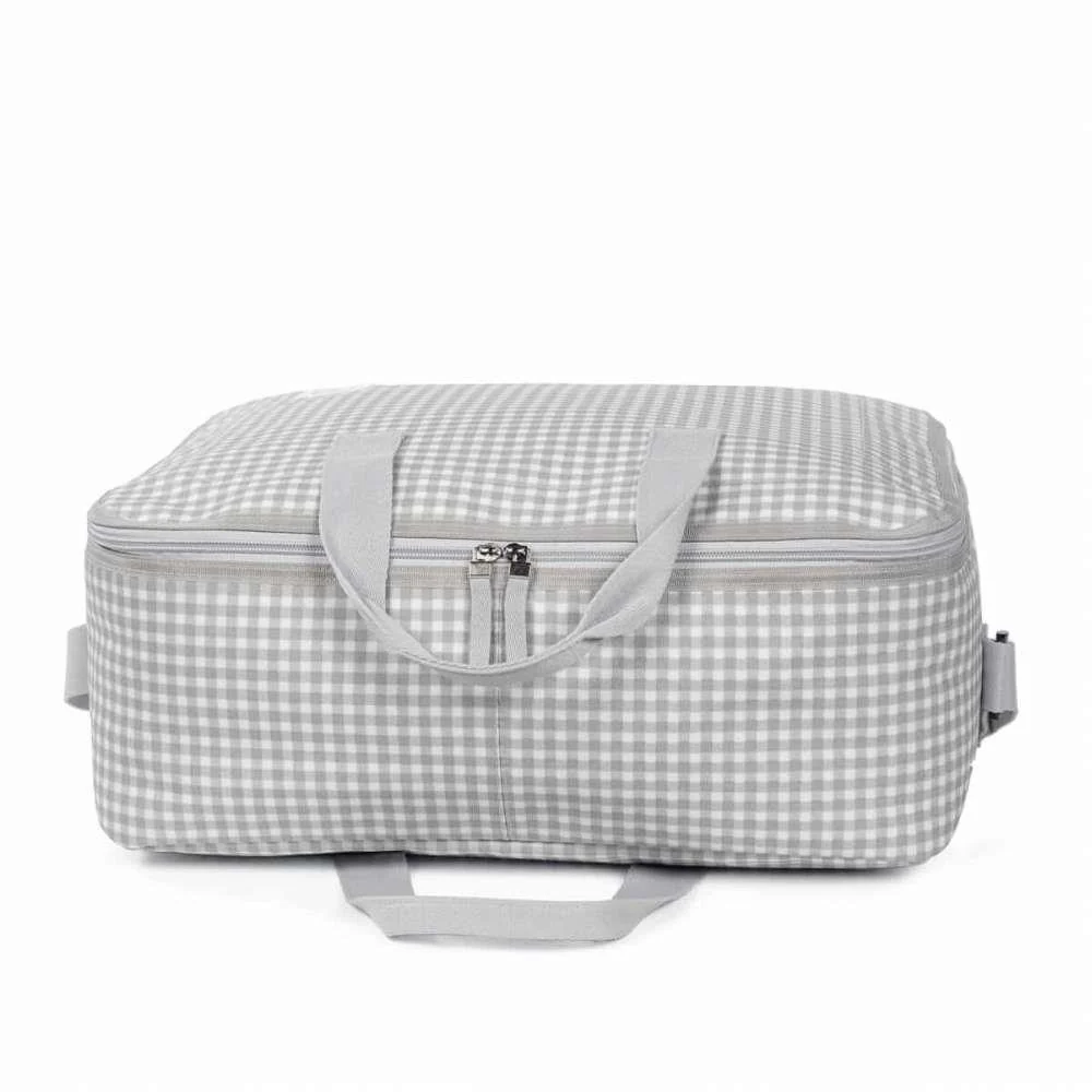 Mala de Maternidade Walking Mum I Love Vichy Cinza - Image 4