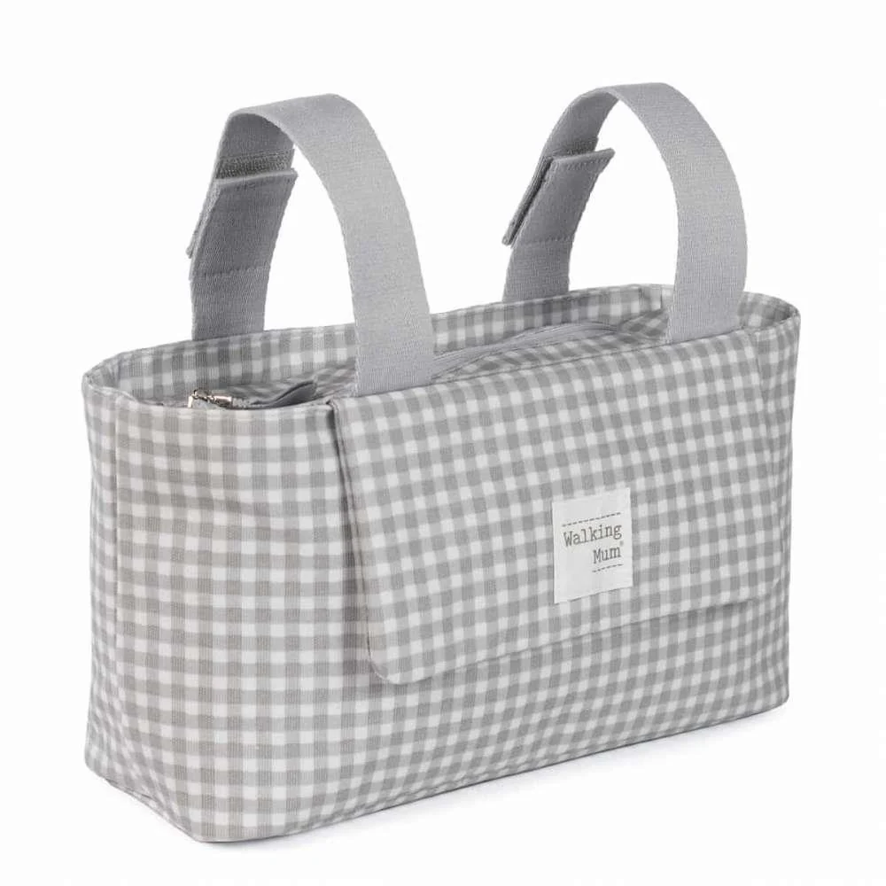 Bolsa Organizadora Walking Mum I Love Vichy Cinza - Image 2