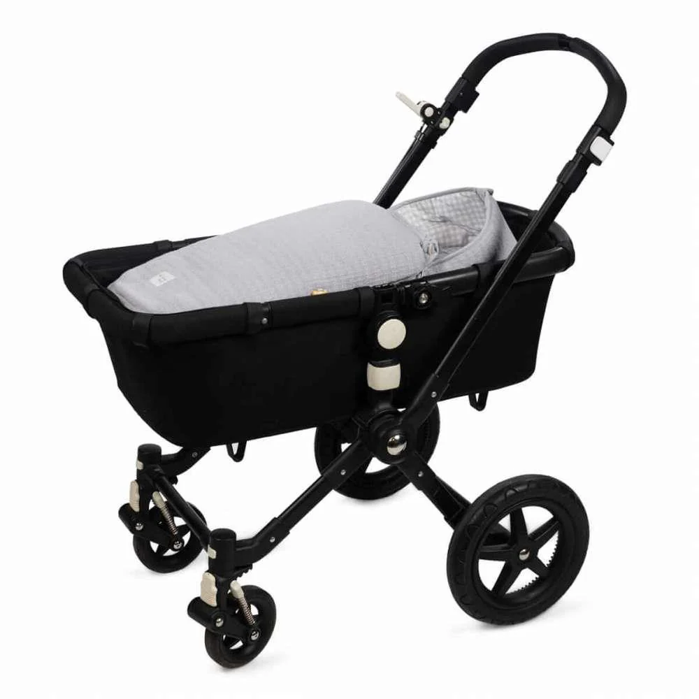 Saco Térmico Walking Mum I Love Vichy Cinza para Cadeira Auto do Grupo 0 e Alcofa - Image 5